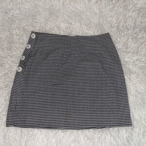 Black and white skirt